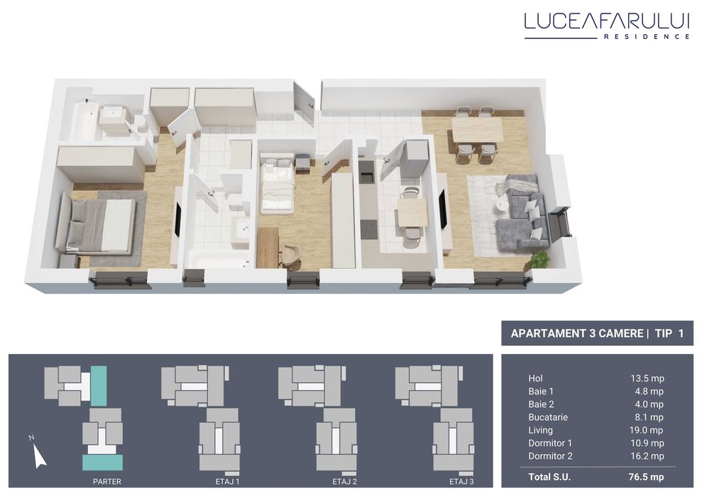 Apartamente NOI - FINALIZATE| Luceafarului Residence Targoviste