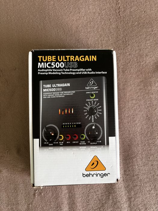 Preamplificator audio Behringer MIC500USB