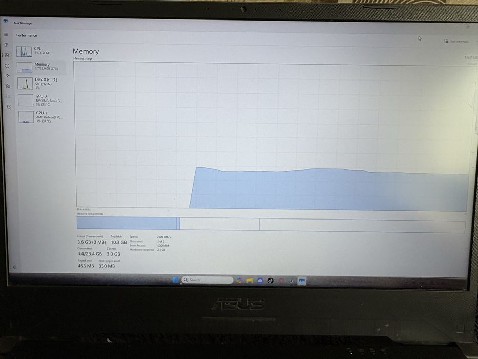 Laptop Asus tuf gaming