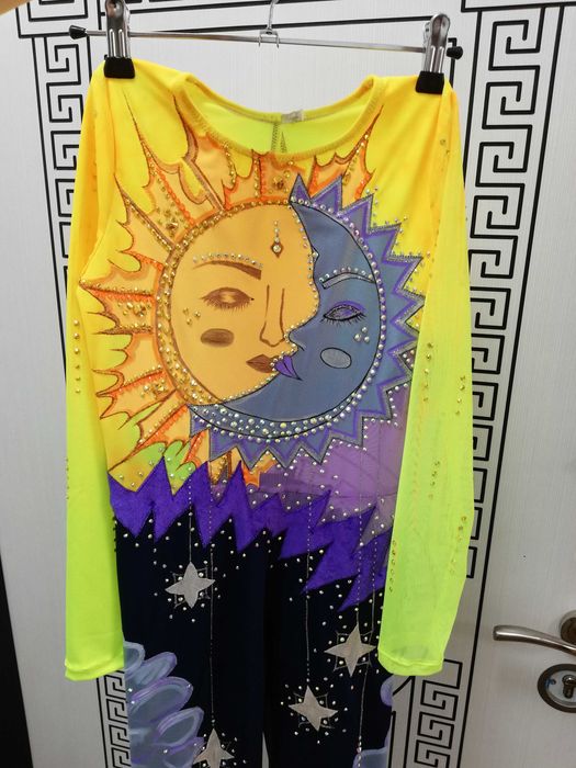 Трико за художествена гимнастика, акробатика за момиче 11-12 години