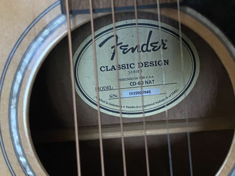 fender cd60 продам