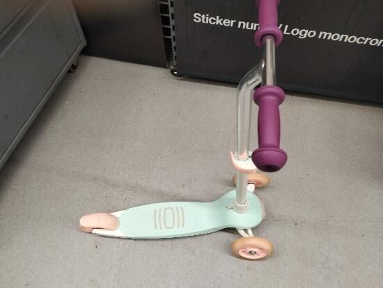 Trotinetă B1 500 alb-verde - produs resigilat - (SecondHand) Decathlon