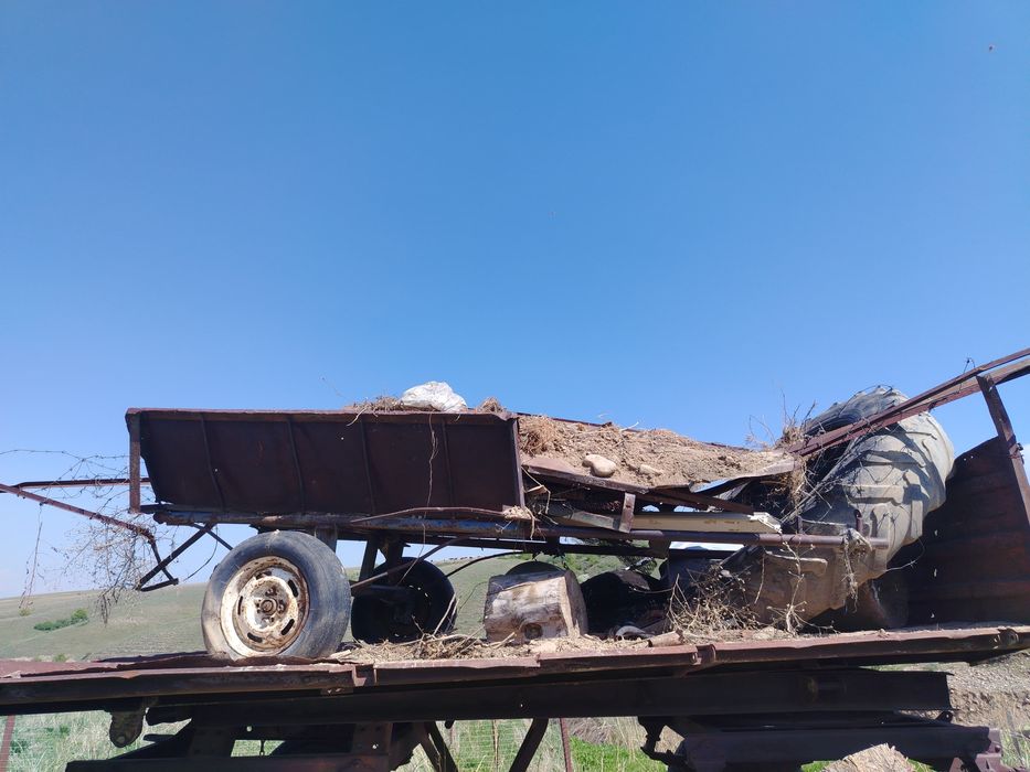 Прицеп для трактора без мостов