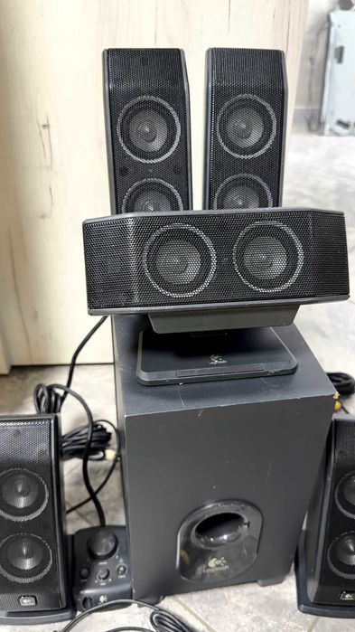 Тонколони , буфер Logitech X-540 5.1 за компютър
