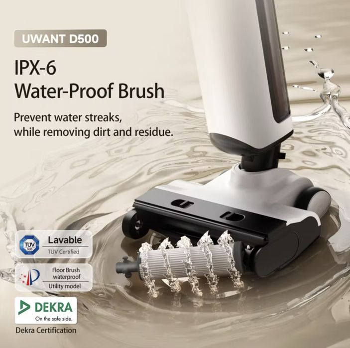 Вертикална прахосмукачка  UWANT D500 17000Pa Succión 180 °