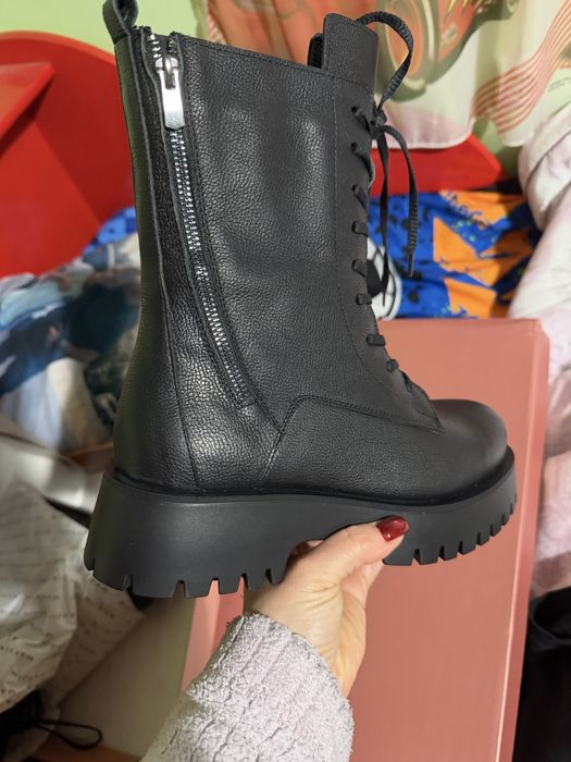 Боти естествено кожа 40 номер