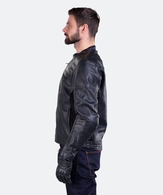 Geaca moto piele course beemer, M, L, XL