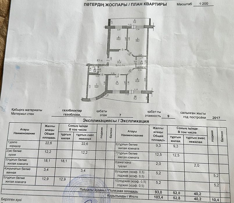 Продам квартиру в 10мкрн 25 доме