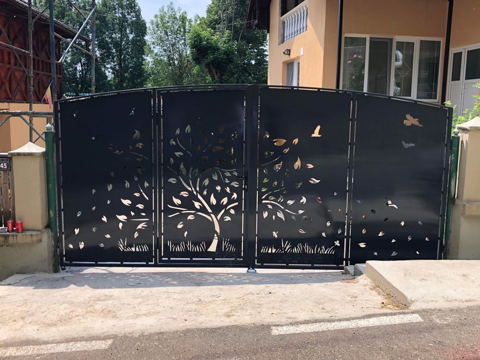Porti garduri tabla decupată traforate
