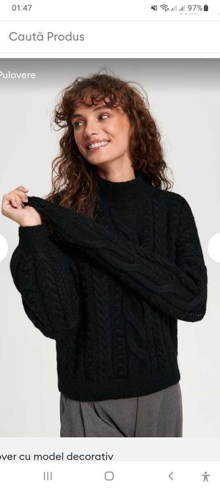 Pulover tricotat mas. xs