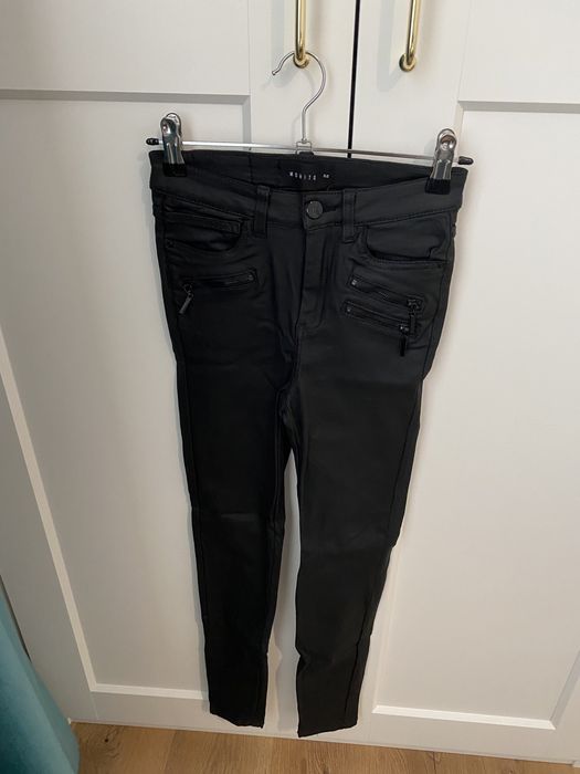 Lot 2 perechi pangaloni imitaie piele