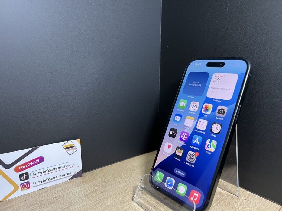 Iphone 15 128Gb Black 3 ani garanție, Telefoane Mureș