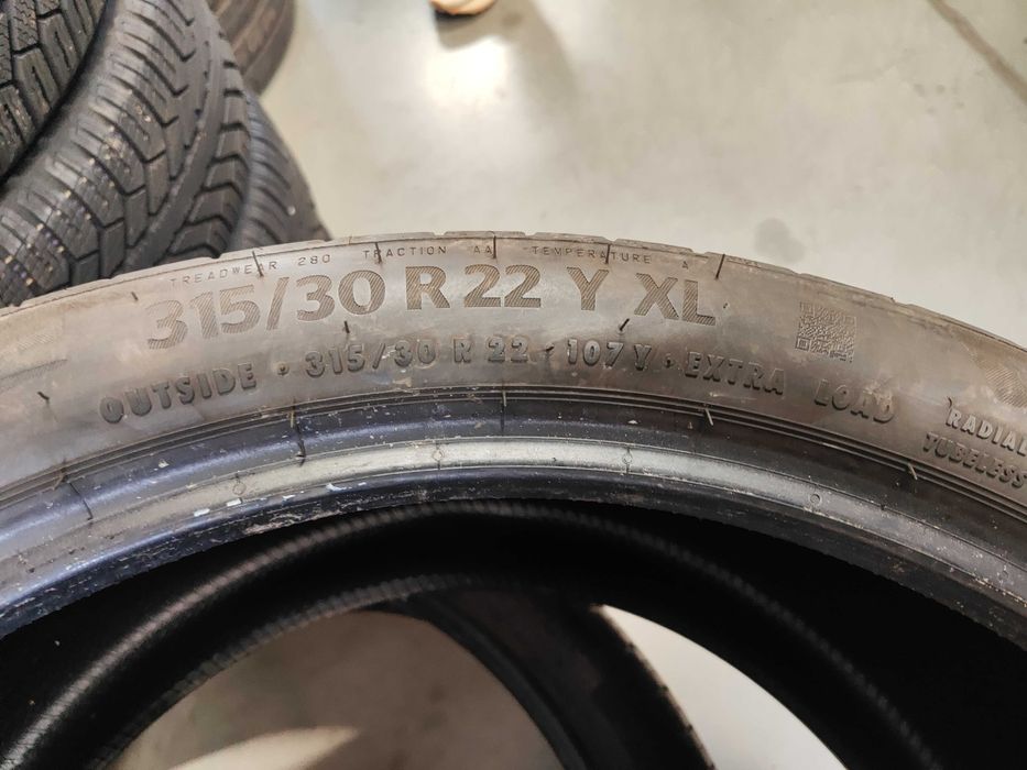 2бр.летни гуми 315/30/22 Continental