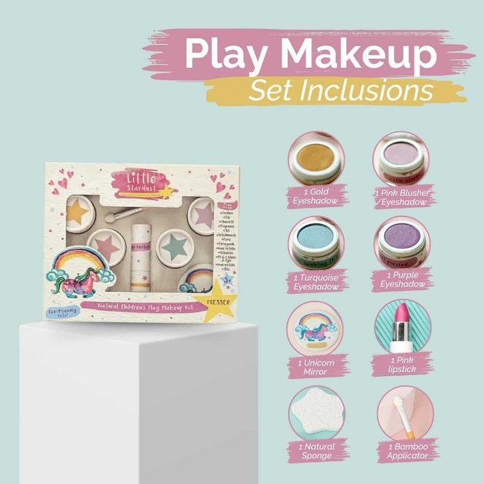 Натурален комплект детски гримове, нетоксичен, безопасни формули