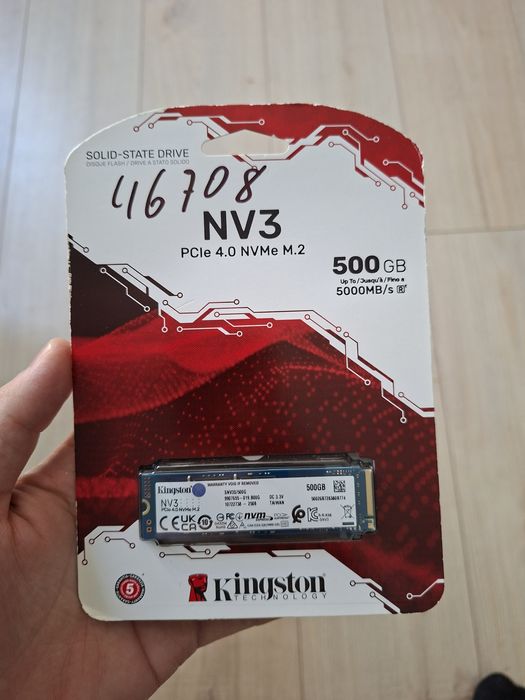 Ssd(m2) на 500gb, kingston