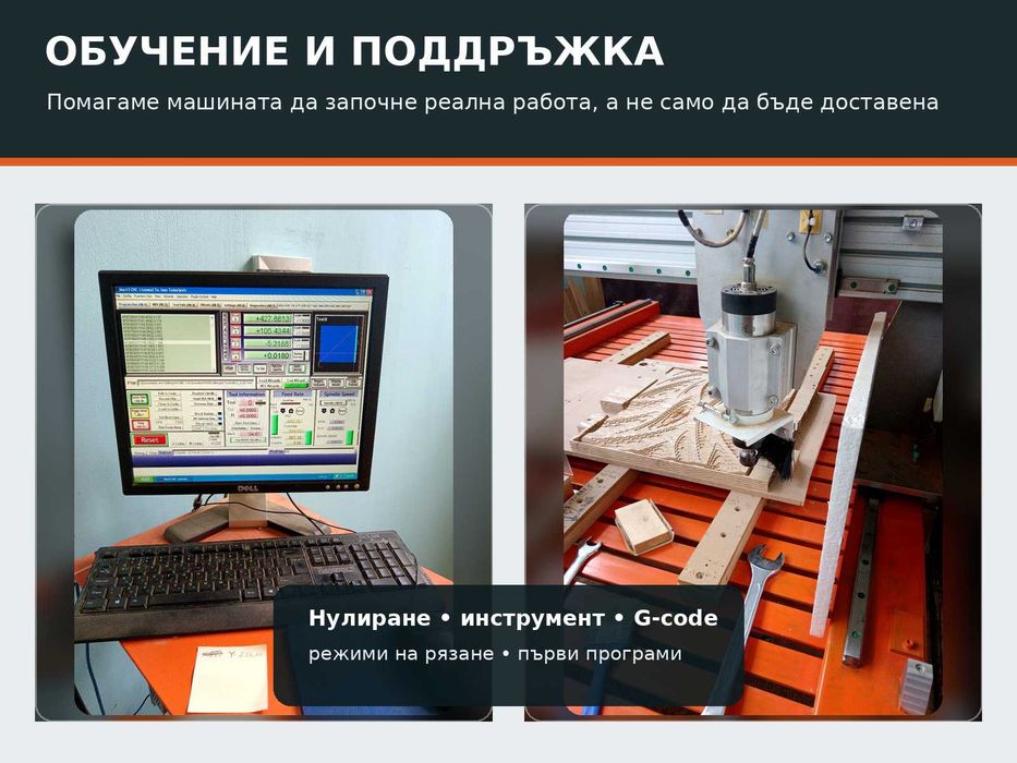 CNC рутер готов за работа – Mach3