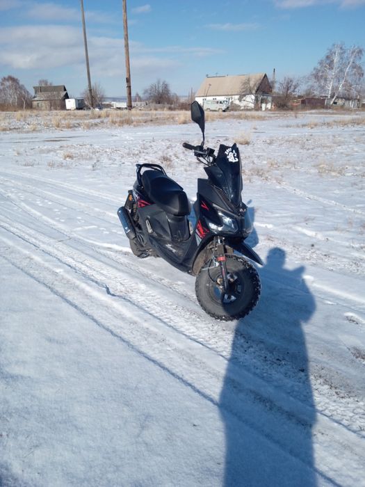 Скутор самурай  2024 пробег маленький