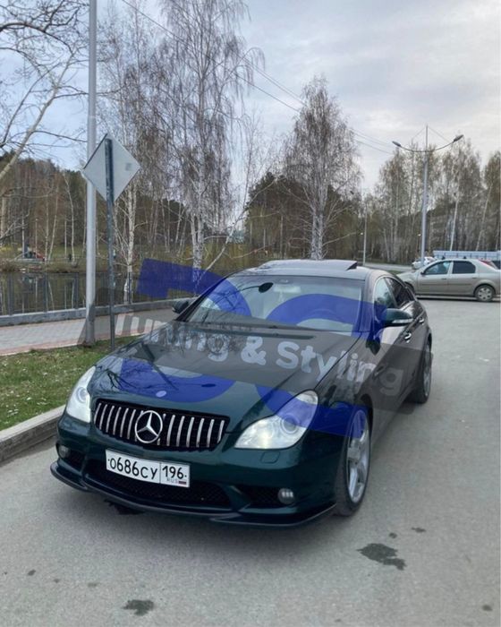 Пороги Бампер Губа Диффузор Мерседес w219