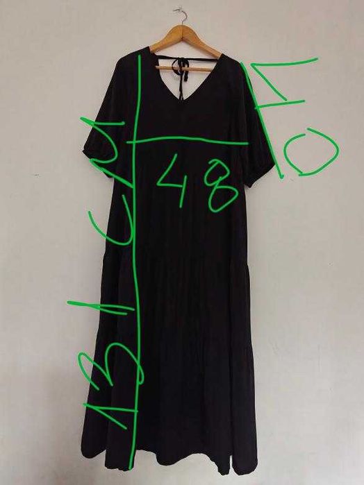 Rochie lunga neagra mas L