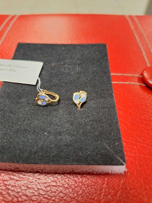 Детски златни обеци - 1,32 гр.