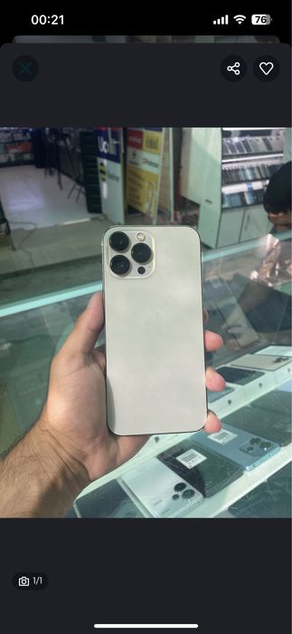 Iphone 13piro 128talik yomkist 73 zur edyal olgan odam maza qkmadi  zu