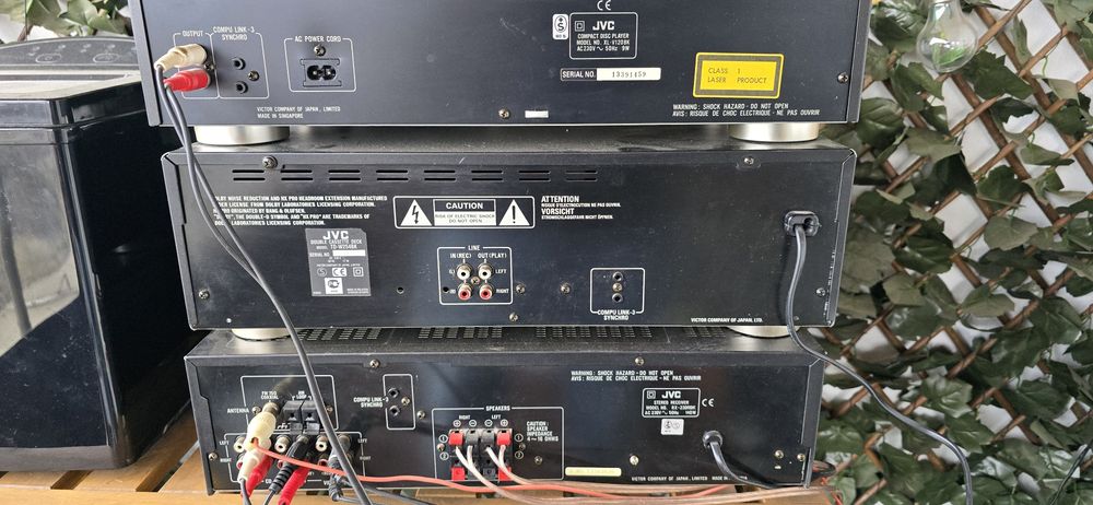 JVC  Ресивър RX- 230RBK , дек TD-W254BK , CD XL-V120BK