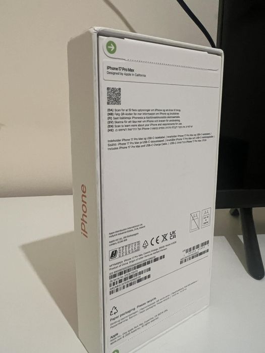 Iphone 17 Pro Max 256 GB Sigilat