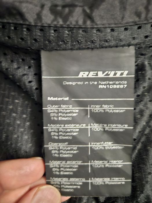 Мотоциклетно яке Rev'it, плат Vapor, черно