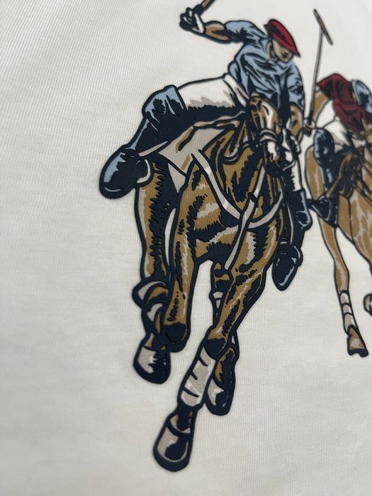 Tricou U S Polo Assn barbati alb 2XL