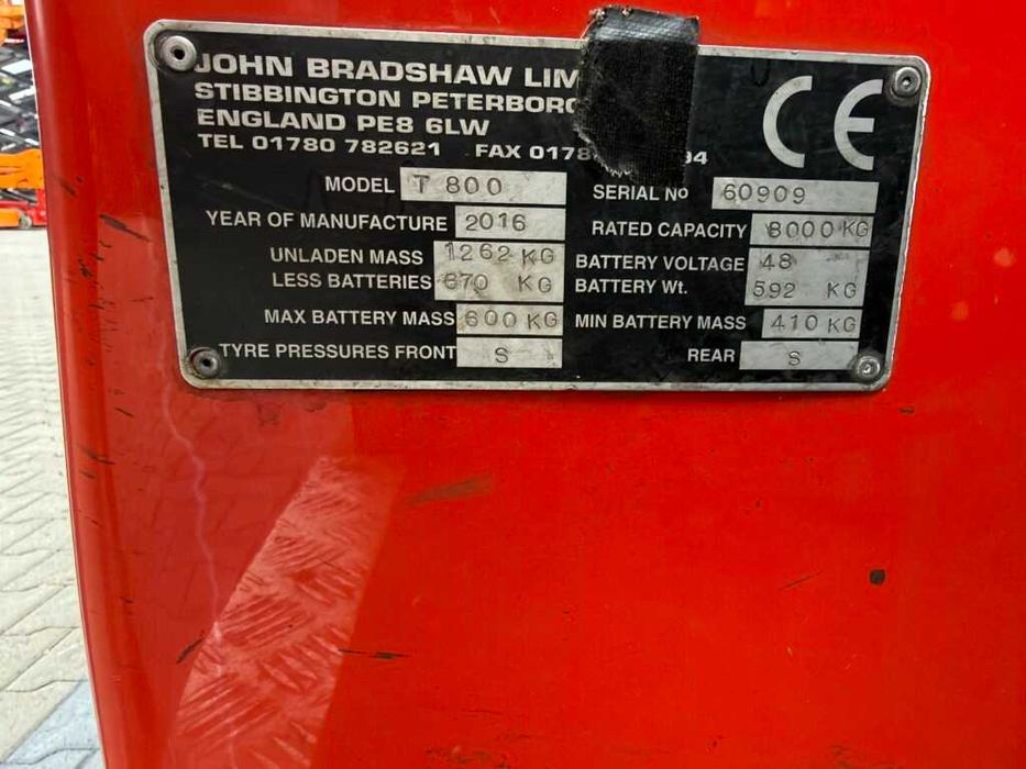 Tractor tractare Bradshaw T800, 8 Tone, An 2016