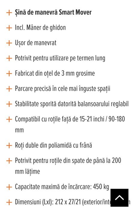 Sina  moto roata fata stander Constants