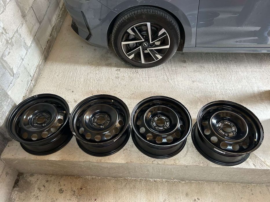 Железни джанти ОРИГИНАЛНИ!! Опел 16 5x108 / 65.1 централен