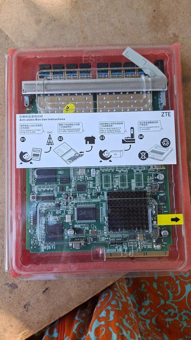 ZTE ZXCTN 6150 GEX8(O) 8-Port Gigabit Ethernet Optical Interface Board