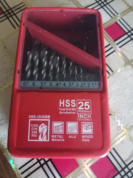 Набор свёрел по металлу