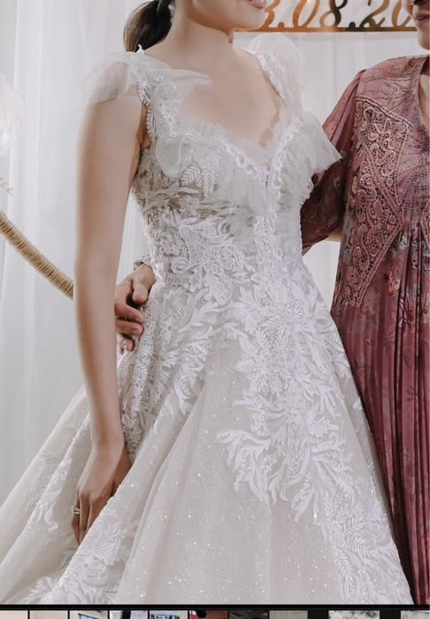 Свадебное, узату платье