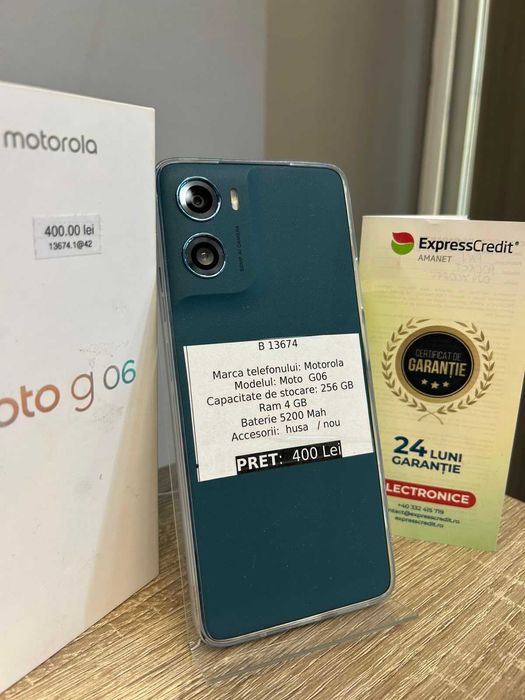 (AG42) Motorola Moto G06 b13674 - Garantie 2 ani!