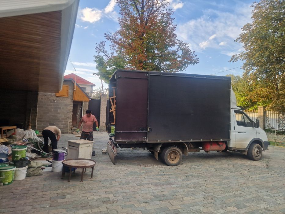 Газель грузчики. Вывоз мусора