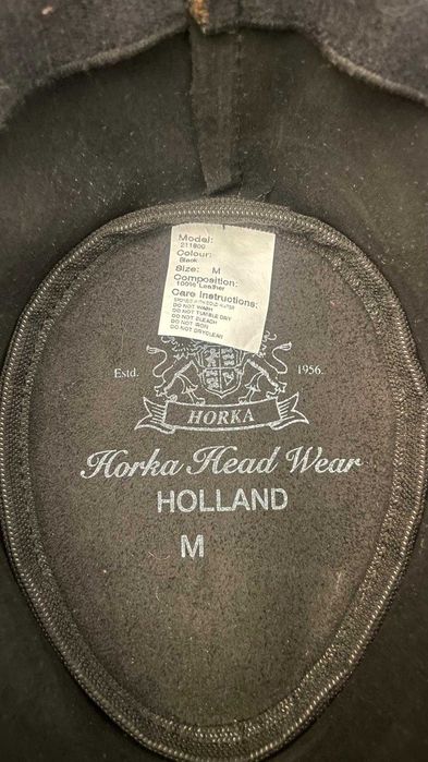 Pălărie piele model western Wallaroo Australia - Horka (Olanda) mărime M 56-57 cm