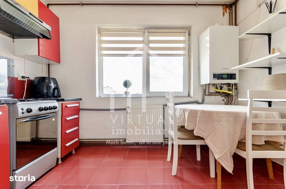 Apartament cu 3 camere + balcon, mobilat - Broscarie