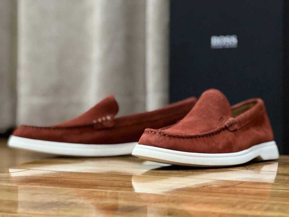 Hugo Boss мужские замшевые лоферы РАЗМЕР 41