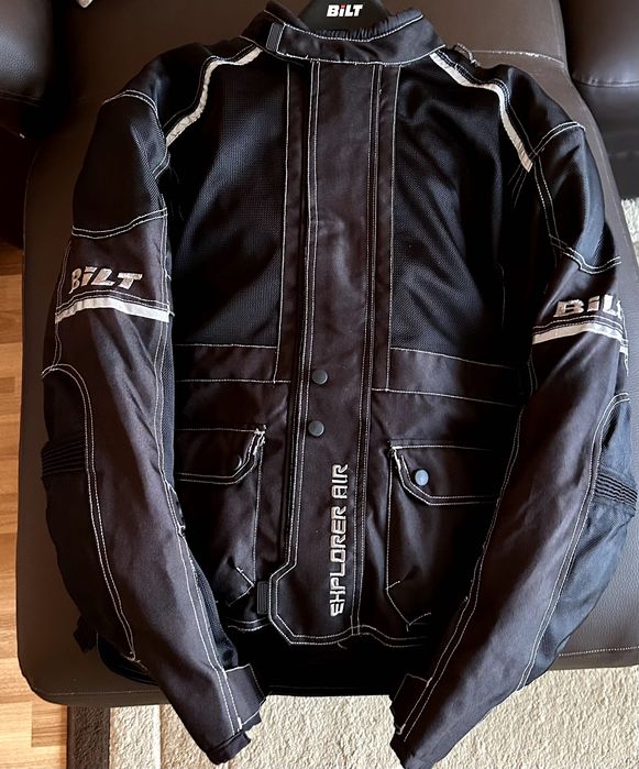 Текстилен 3-слоен ADV мото костюм - Като нов