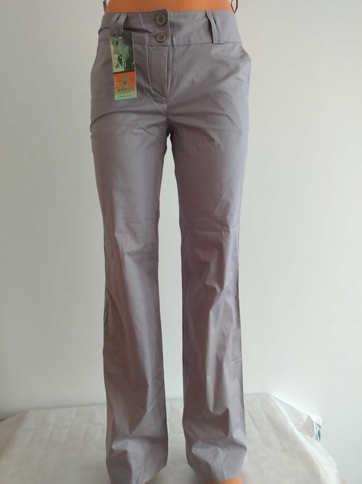 Дамски панталон сив