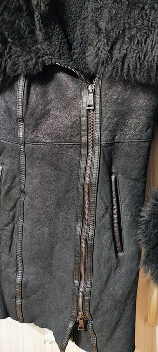 Дамско палто от естествена кожа