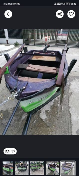 Vând Barca cu motor