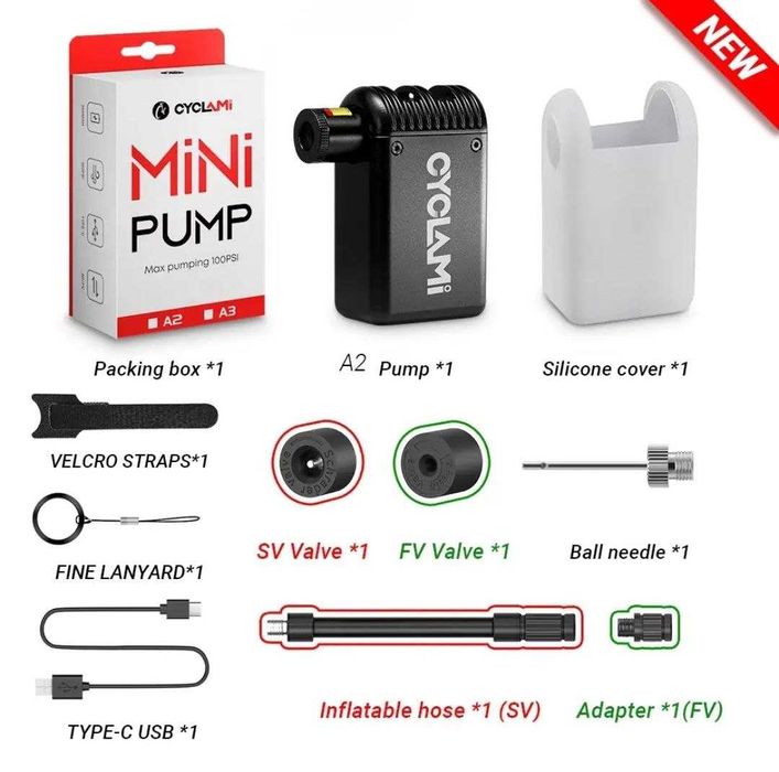 Компрессор аккумуляторный, компактный