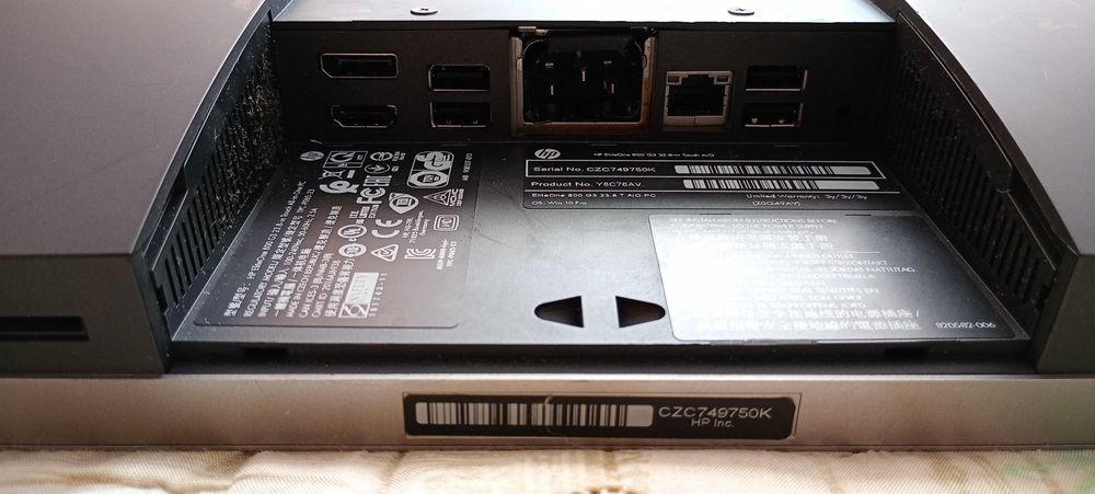 Компютър ALL in ONE HP ELITEONE 800 G3 23.8'' TOUCH IPS i5-6500 RAM 8GB SSD 240GB WINDOWS 11 PRO