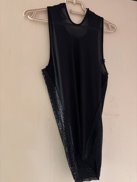 Нов топ с мъниста Zara, с етикет, размер М