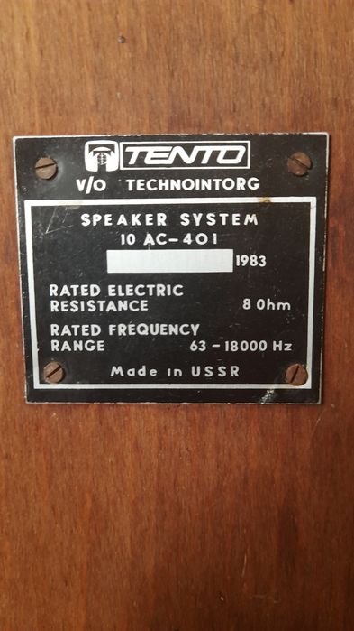 Boxe tento 1983 8 ohm