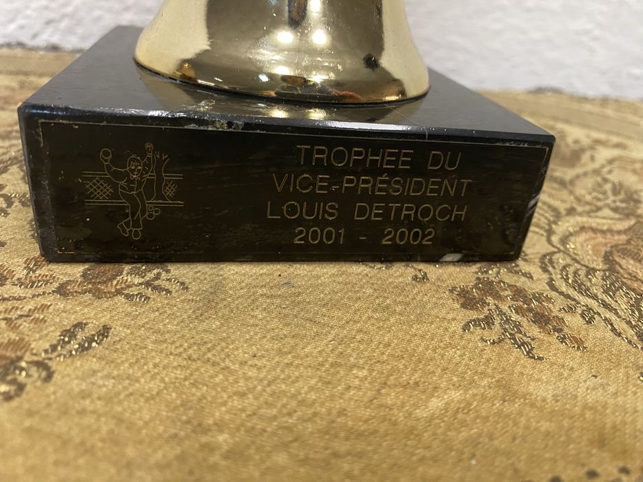 Кристален трофей 24 процента оловен кристал Франция 2001 2002