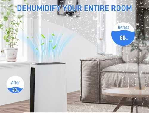 Влагоабсорцатор 10l/ ден 2200ml Нomcom ,работи с Alexa -внос от Англия